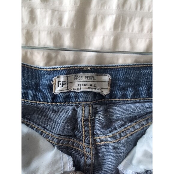 Jean Shorts with lace Free People (27) - Picture 6 of 6